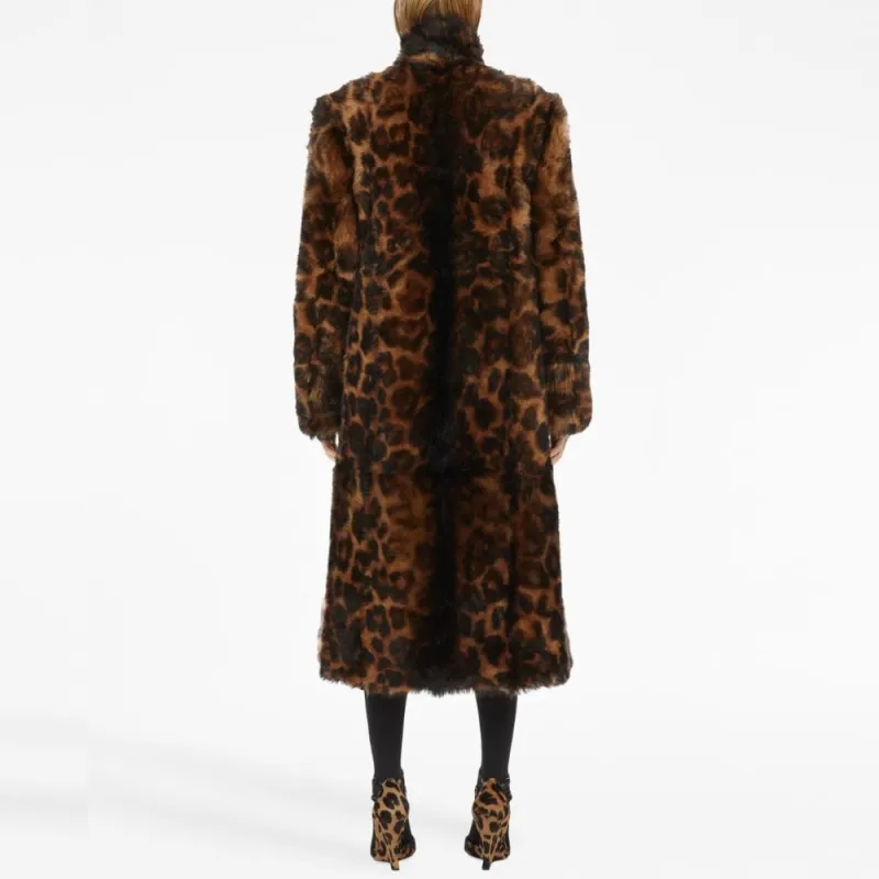 Ferragamo Animal-print Shearling Coat-2