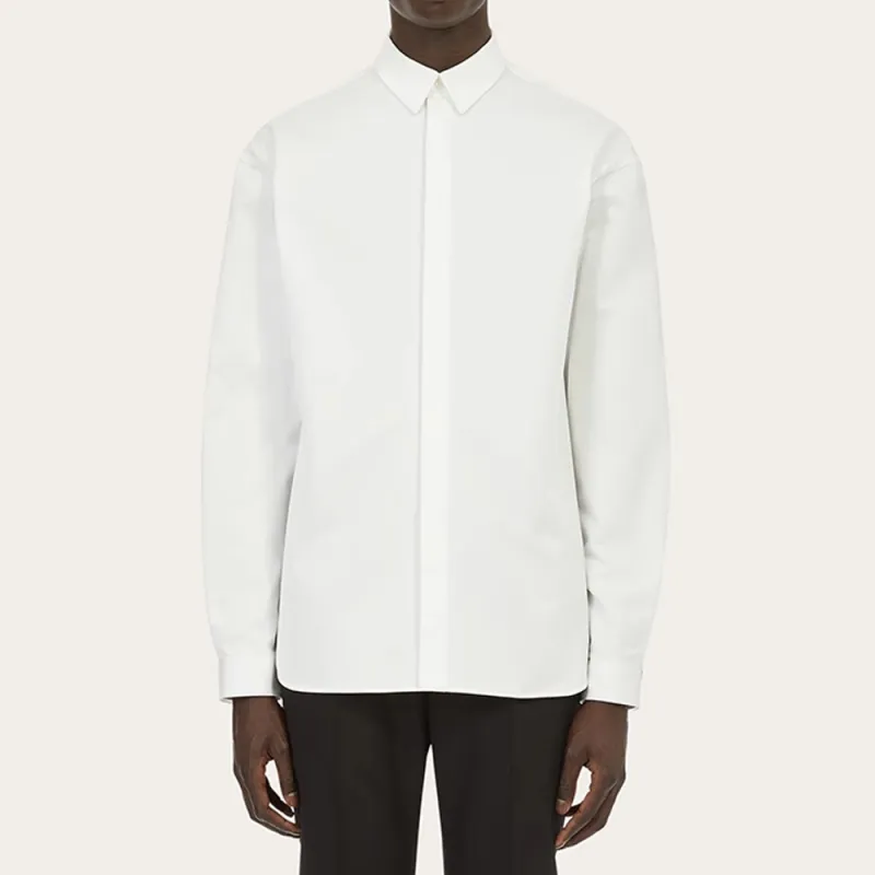 Ferragamo Shirts Men White-1