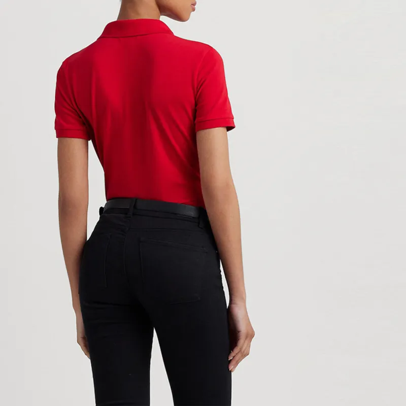 LAUREN RALPH LAUREN FW23 Polo Shirt Women's Red-2