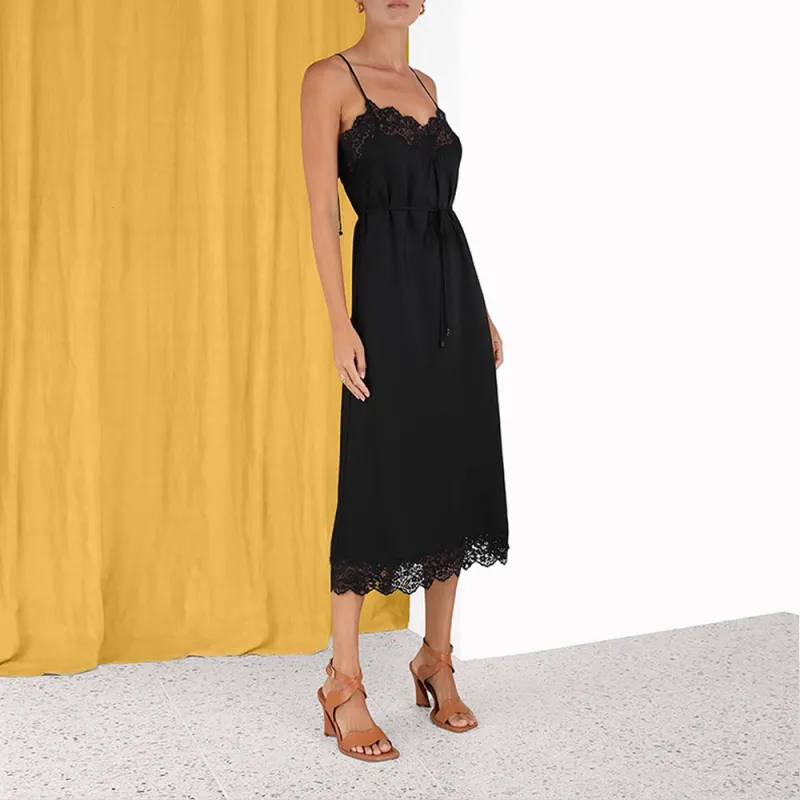 Tama X Zimmermann Slip Dresses Women's Black-3