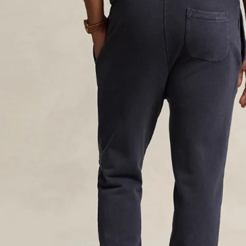 Polo Ralph Lauren FW23 Knitted Sweatpants Men's Black-3
