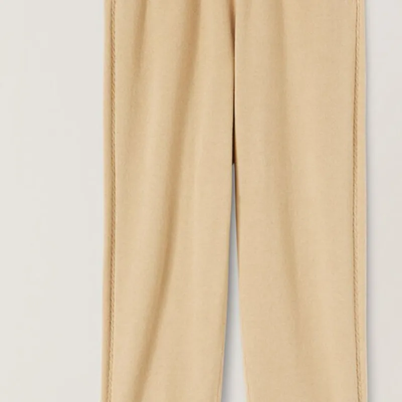 Loro Piana FW23 Casual Pants Women's Bright Camel-5