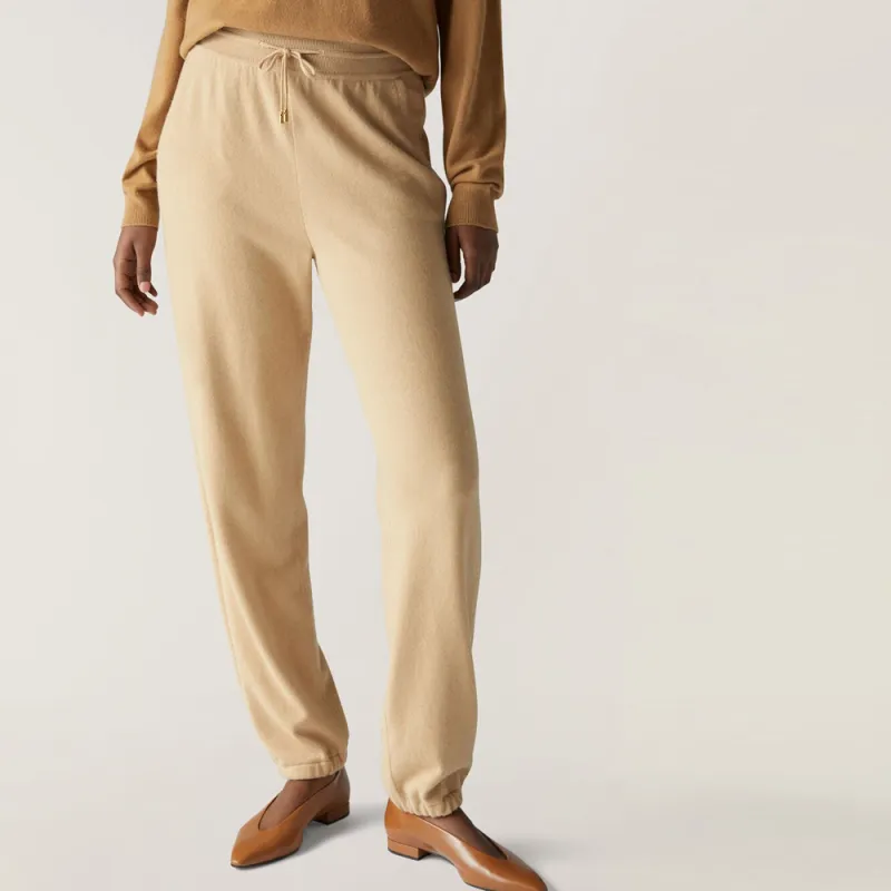 Loro Piana FW23 Casual Pants Women's Bright Camel-3