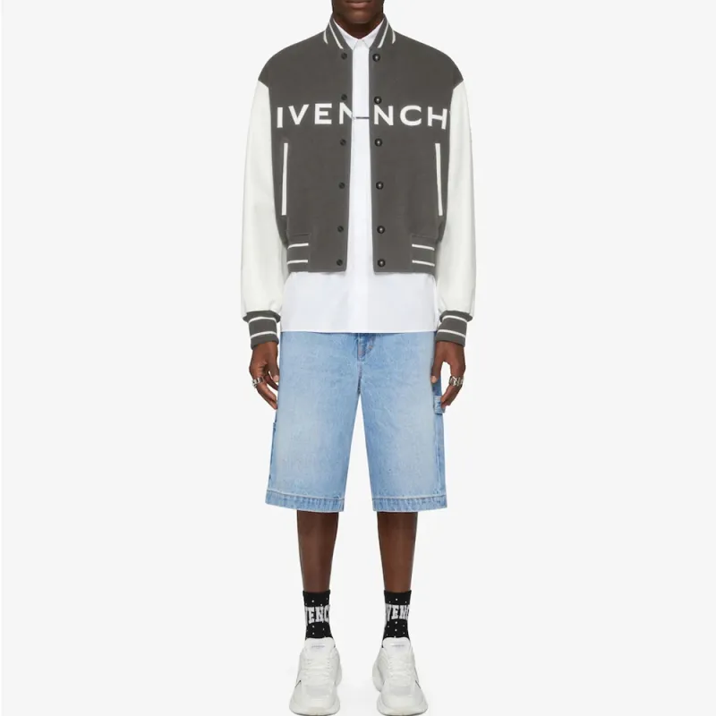 Givenchy Varsity Leather Jacket-1