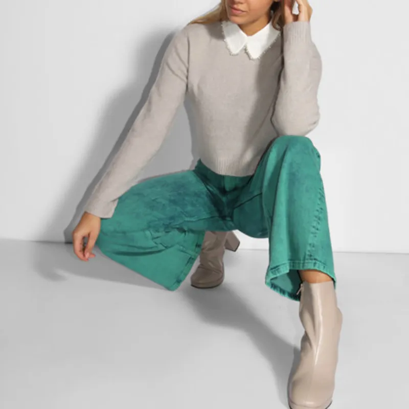 BAUM UND PFERDGARTEN Sweater Women's Light Gray-3