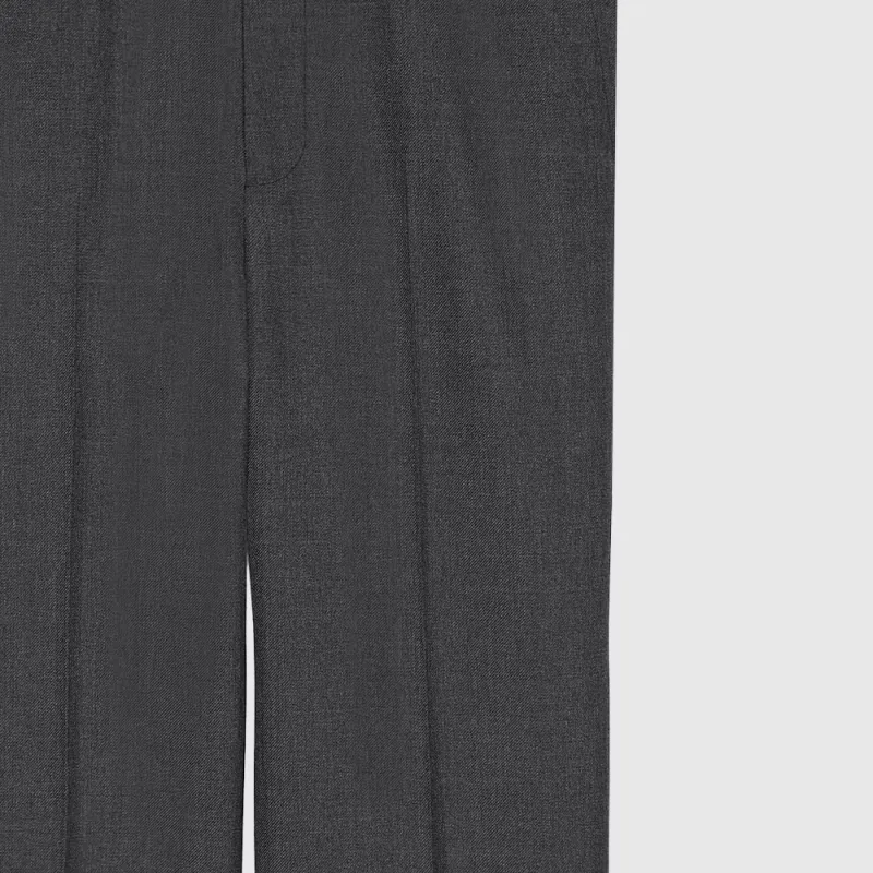 GUCCI Twill Web Detailed Trousers-6