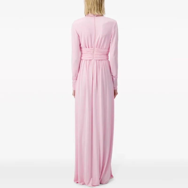 Giambattista Vall Draped Cashmere silk Blend Gown-2