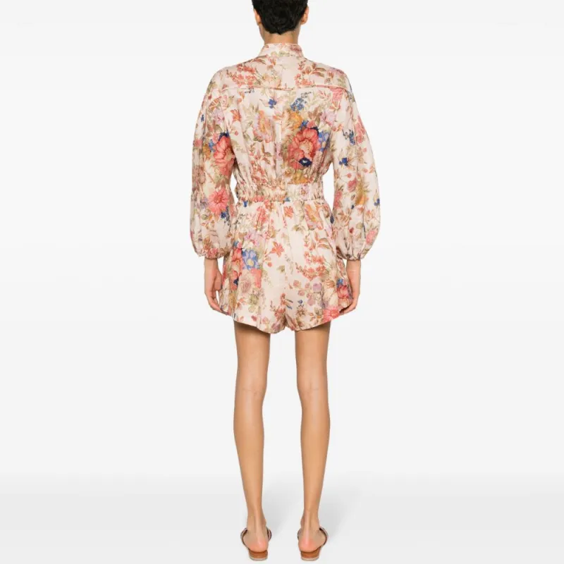 Zimmermann August Floral print Playsuit-2