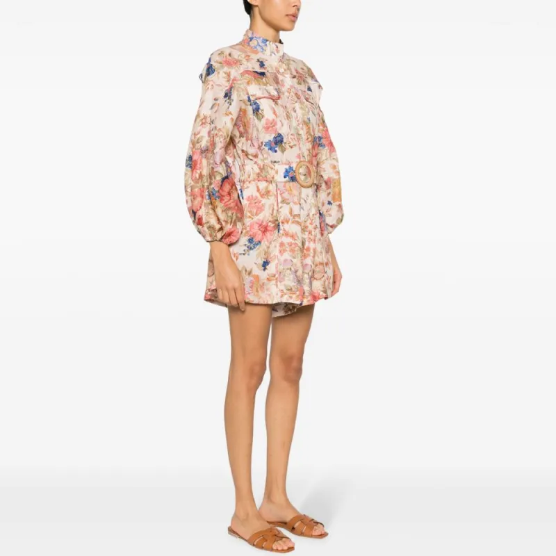 Zimmermann August Floral print Playsuit-3