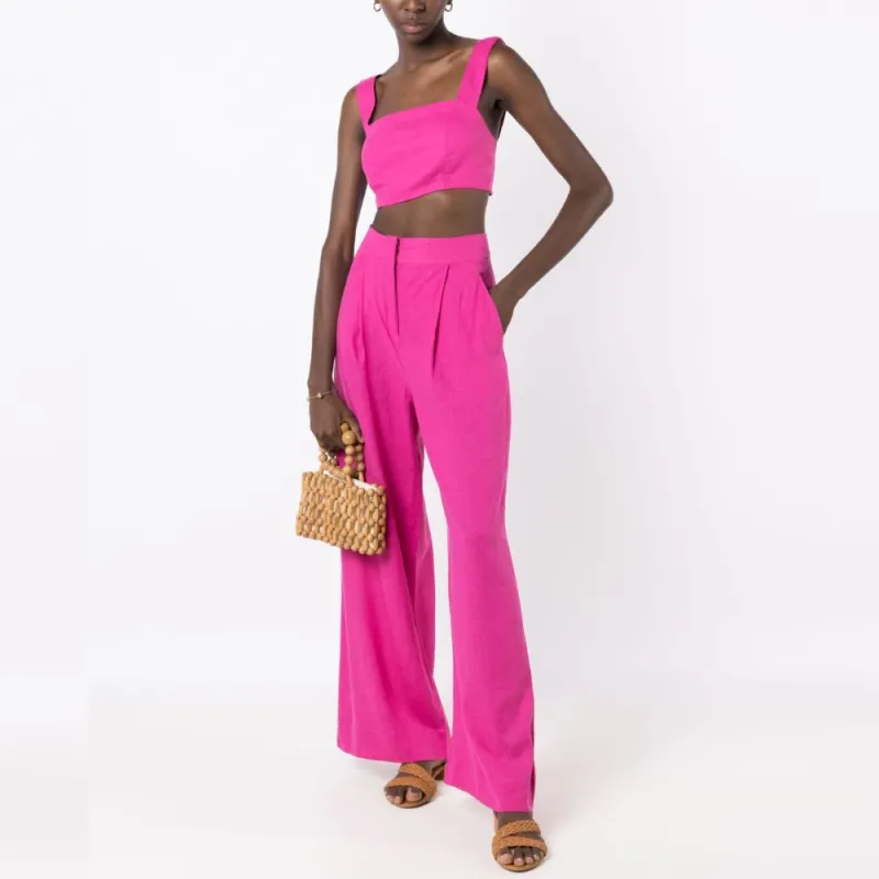 LENNY NIEMEYER L Casual Pants Women's Fuchsia-1