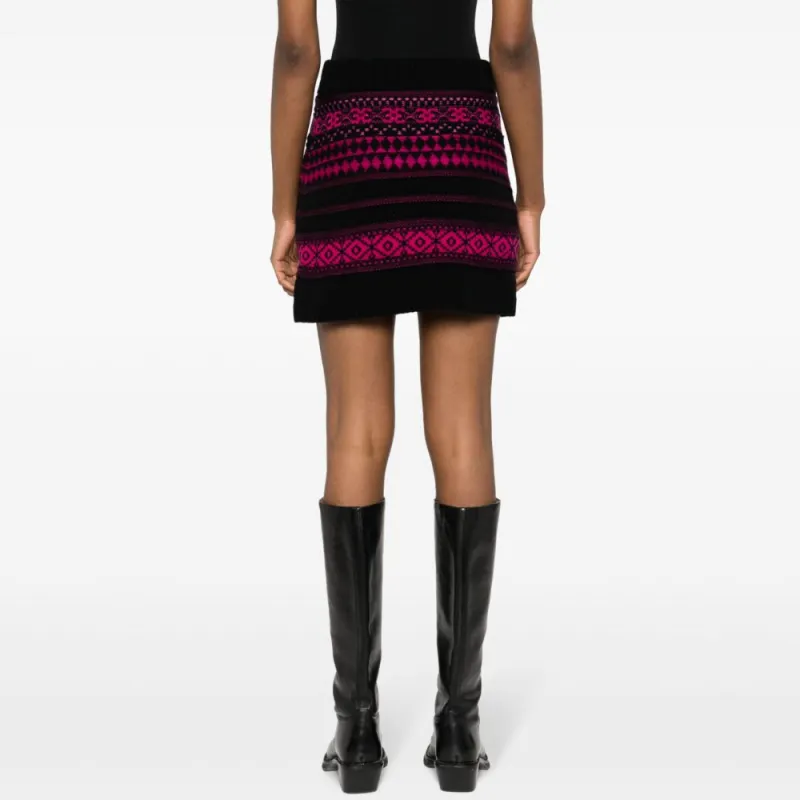 Sonia Rykiel Fair-isle Intarsia-knit Skirt-1