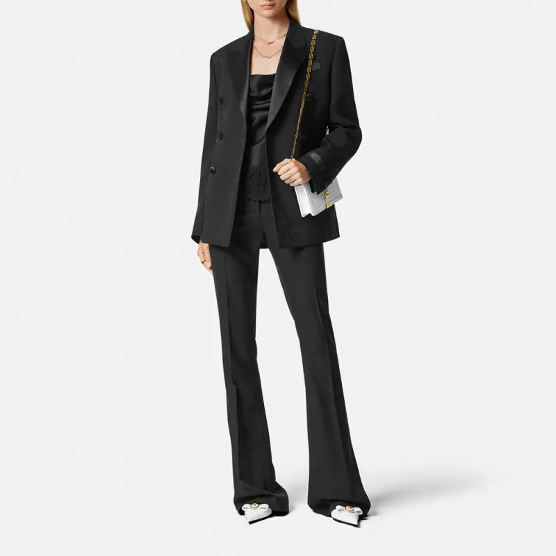 VERSACE Business Suits Coats Women's Black-1