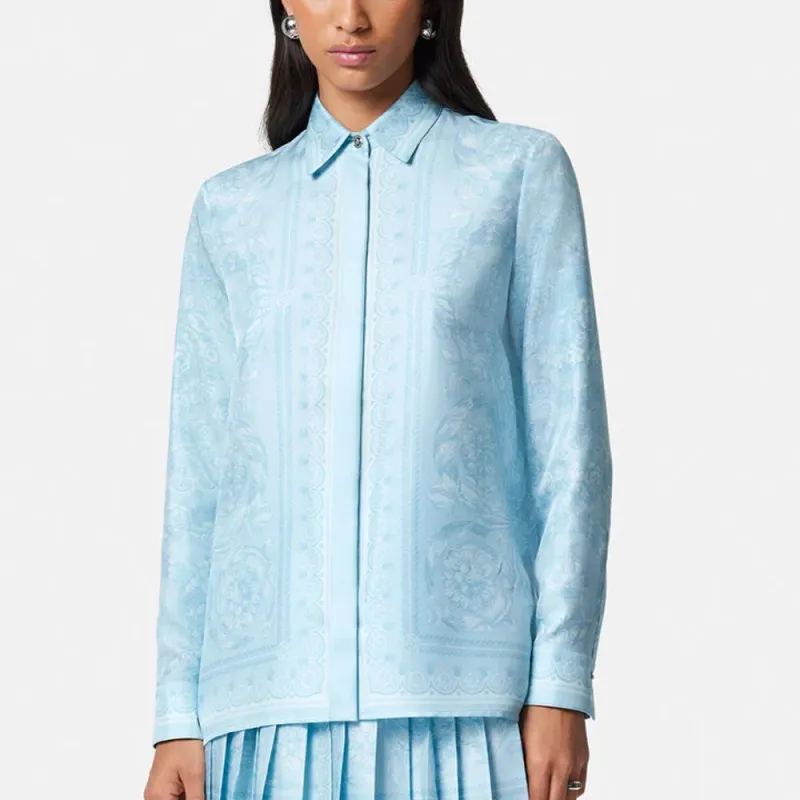VERSACE Barocco Printed Buttoned Shirt-3