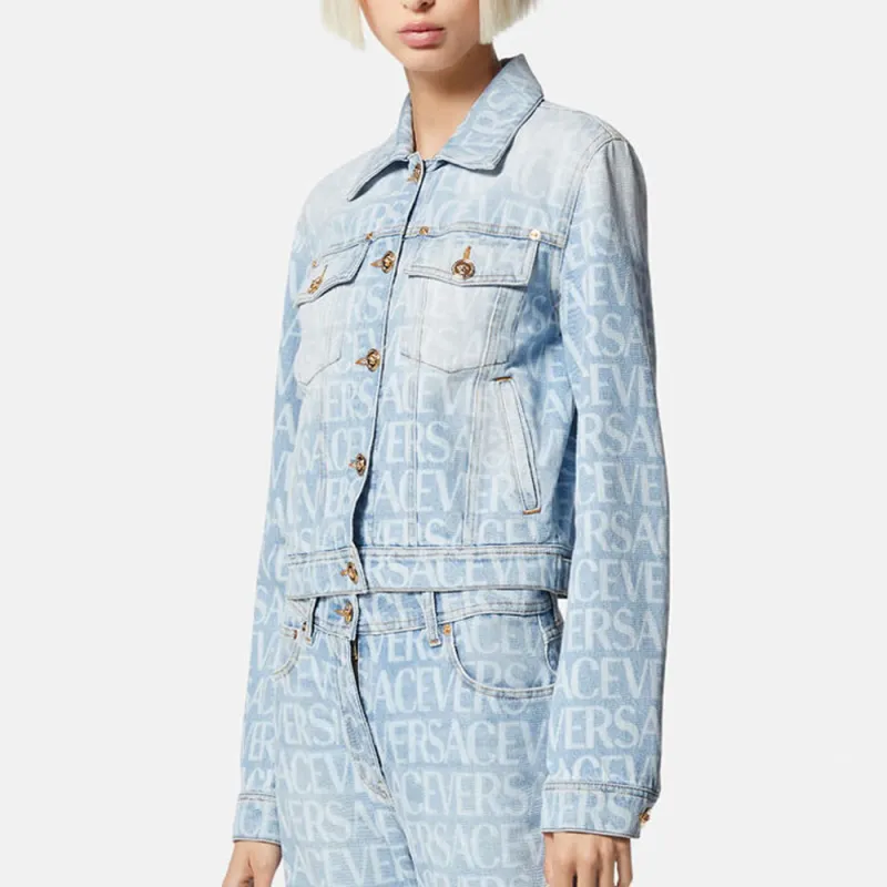 VERSACE Denim Jacket 'Light Blue'-5