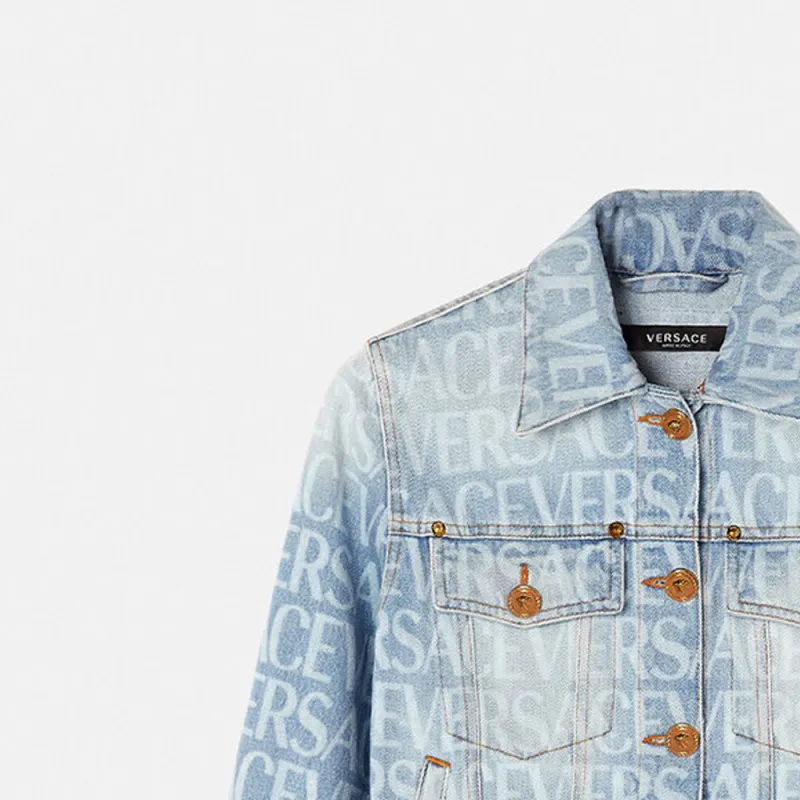 VERSACE Denim Jacket 'Light Blue'-3