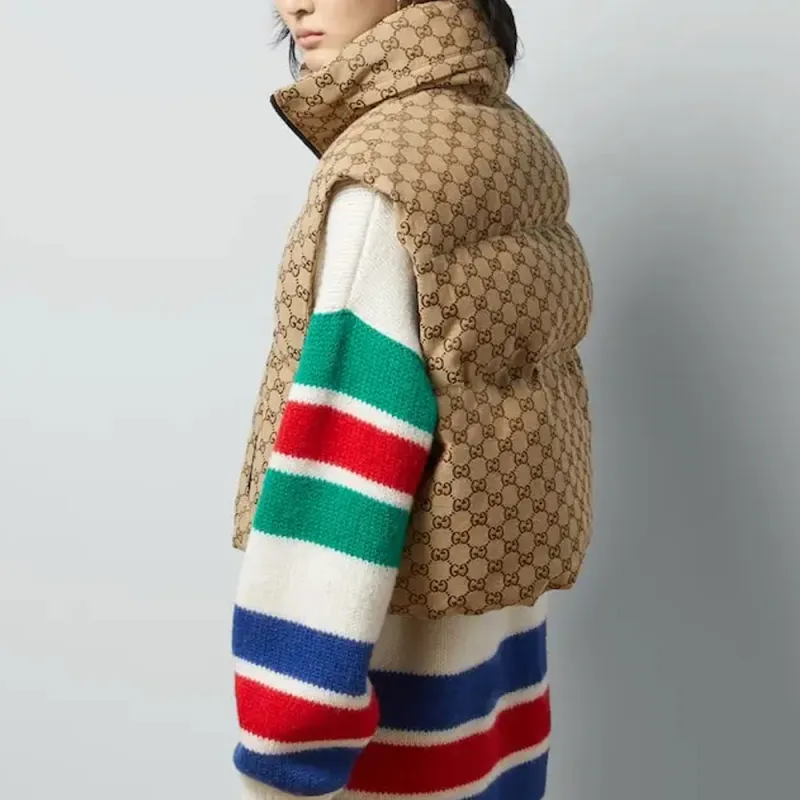 GUCCI Gg Supreme Padded Gilet-2