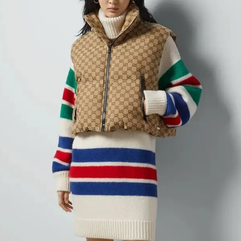 GUCCI Gg Supreme Padded Gilet-3