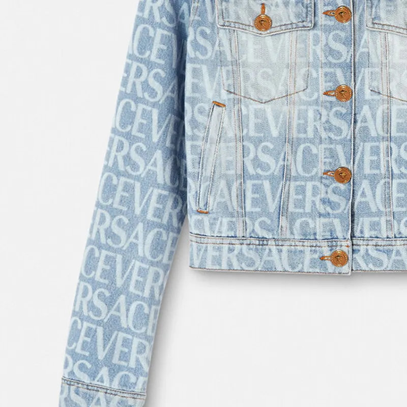 VERSACE Denim Jacket 'Light Blue'-4