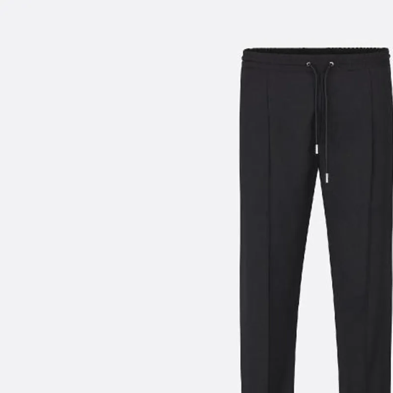 DIOR Quarterly New Products Casual Pants Men Black-2