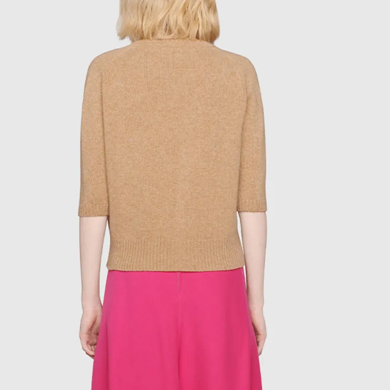 GUCCI FW21 Sweater Women's Khaki-4