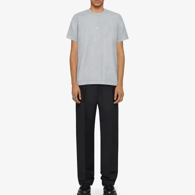 Givenchy 4G Embroidered Crewneck T Shirt-1