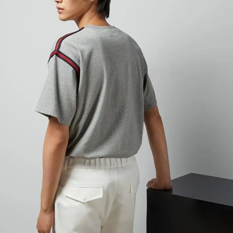 GUCCI T Shirts Men Gray-2