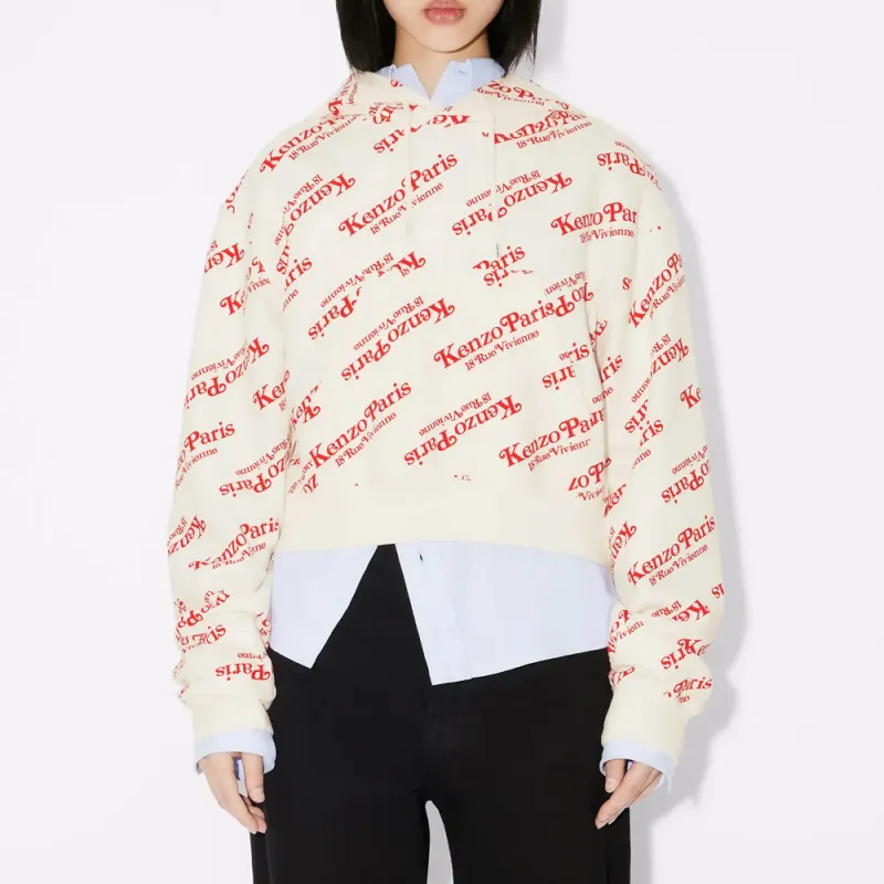 KENZO All Over Logo Printed Hoodie-3
