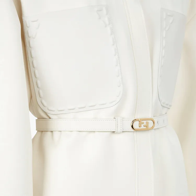 FENDI Belted Button Down Jacket-3