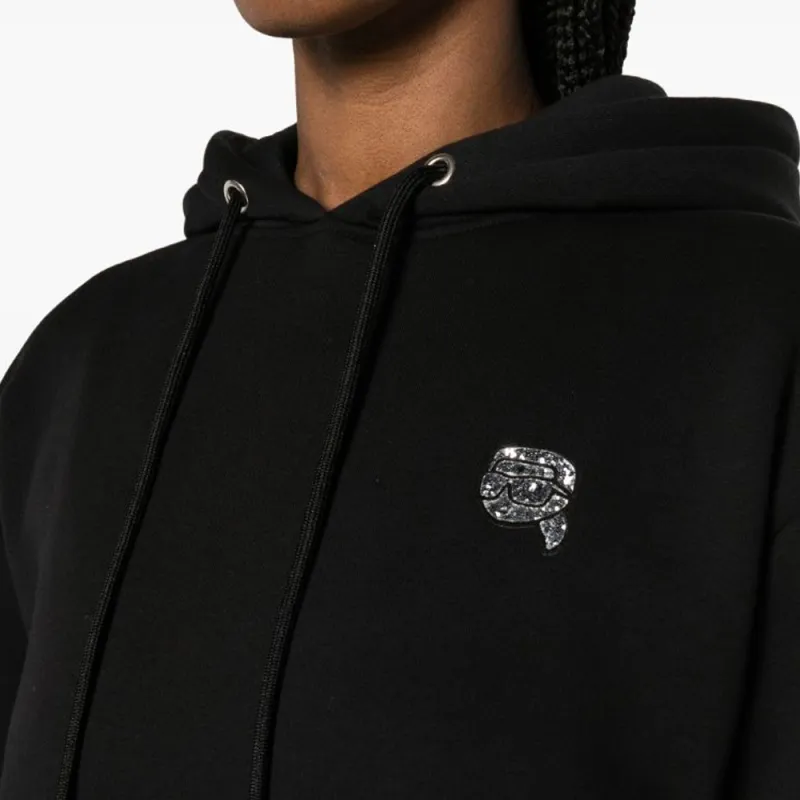 KARL LAGERFELD / Karl Lagerfeld Jeans Ikonik Karl-logo Organic Cotton Hoodie-4