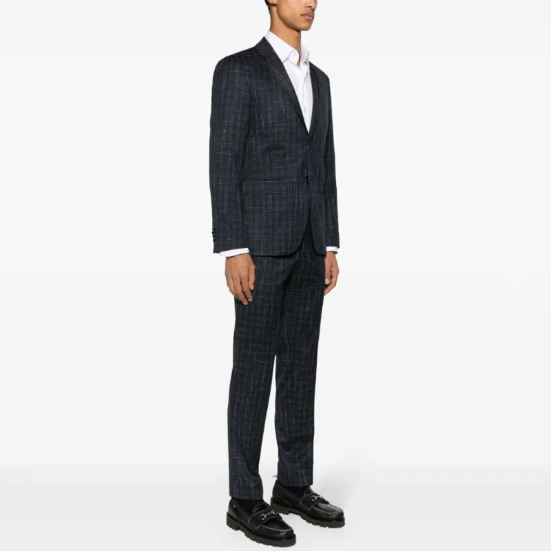 KARL LAGERFELD Clever Checked-print Suit-3