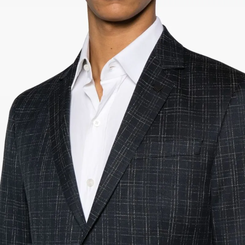 KARL LAGERFELD Clever Checked-print Suit-5
