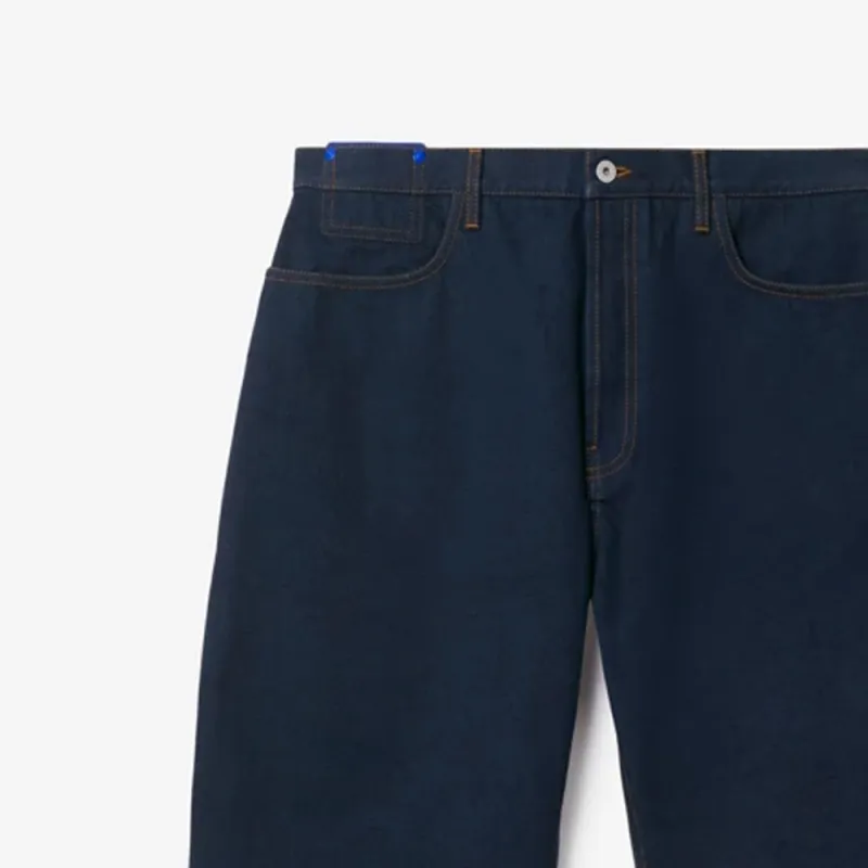 Burberry Rose Printed Turn Up Brim Jeans-6