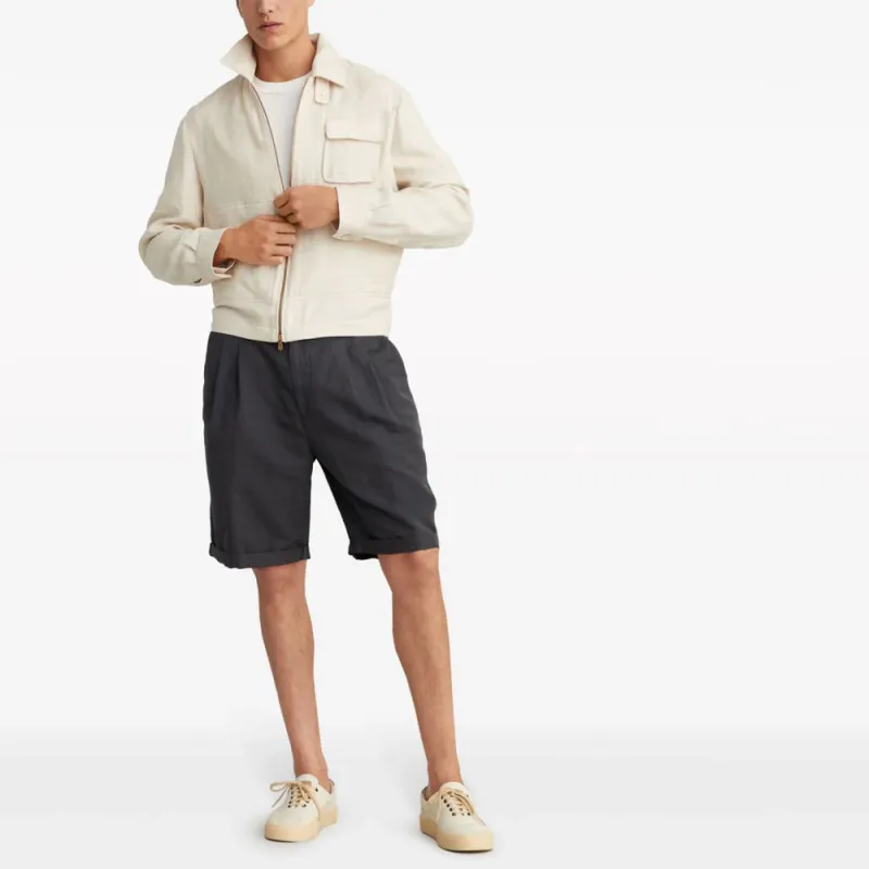 Brunello Cucinelli Drawstring waist Bermuda Shorts-9