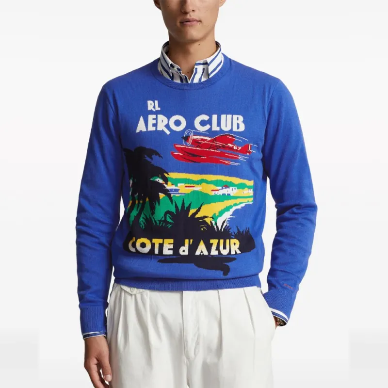 Polo Ralph Lauren Intarsia knit Cotton Jumper-1