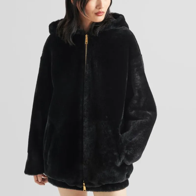PRADA Reversible Shearling Jacket-3