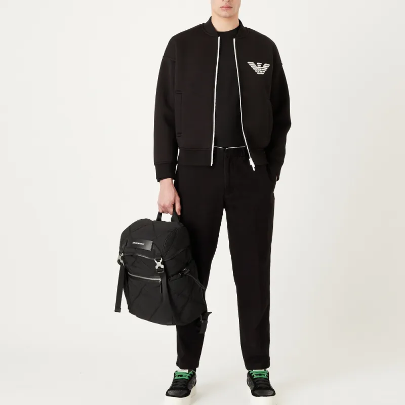 EMPORIO ARMANI Long Sleeved Crewneck Straight Hem Top-5