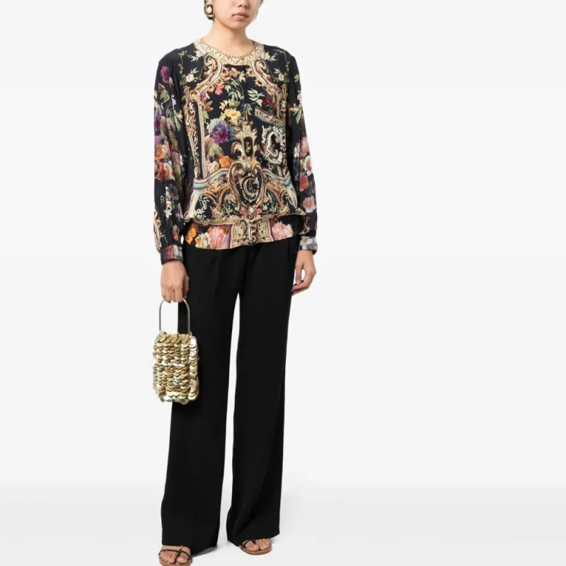 Camilla Play Your Cards Right Silk Bomber Jacket-1