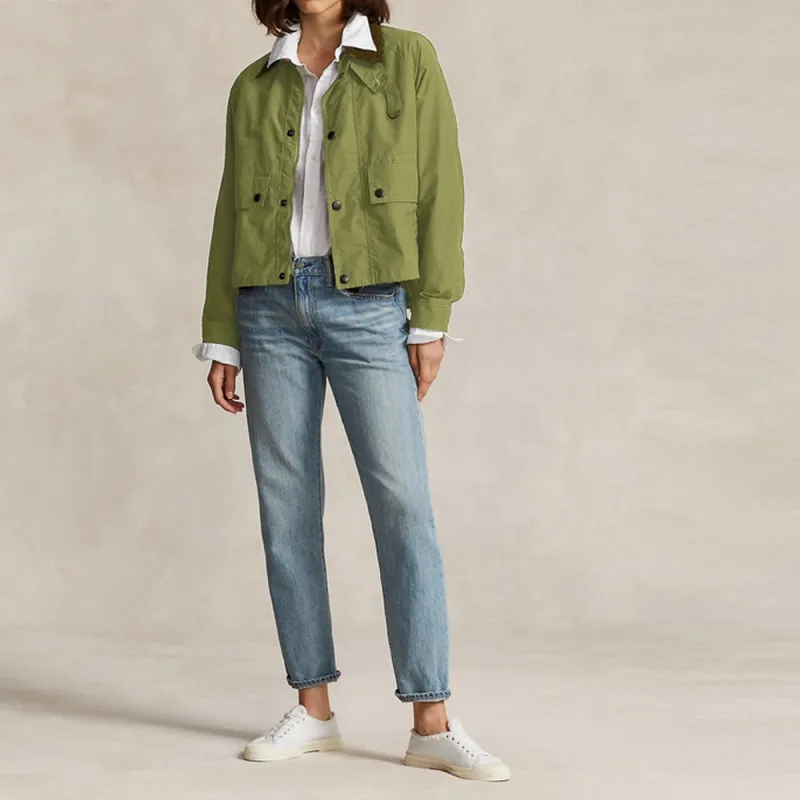 Polo Ralph Lauren SS24 Jackets & Coats Women's Olive Green-1
