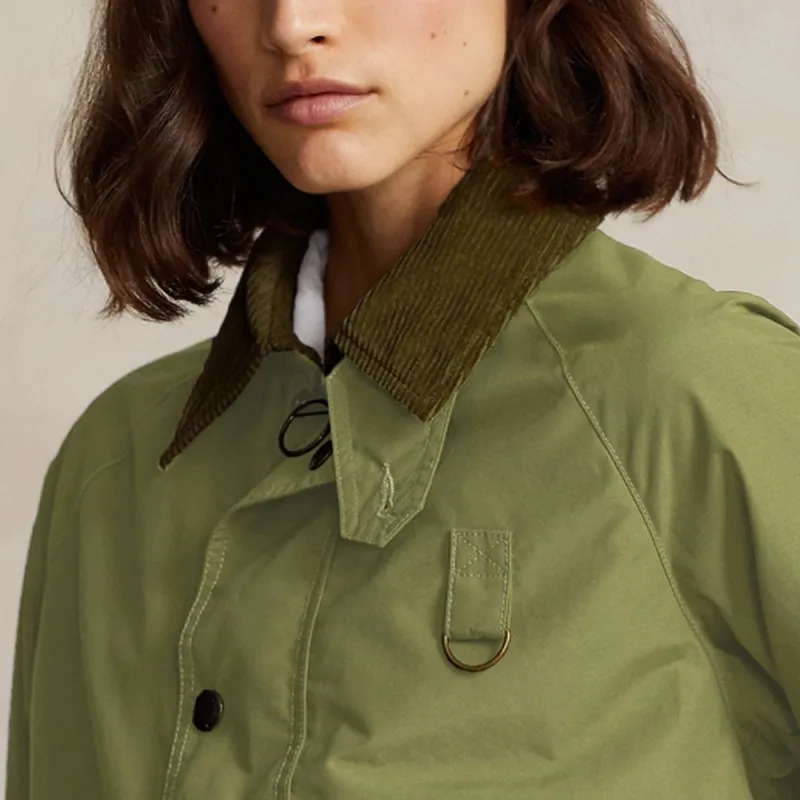 Polo Ralph Lauren SS24 Jackets & Coats Women's Olive Green-4