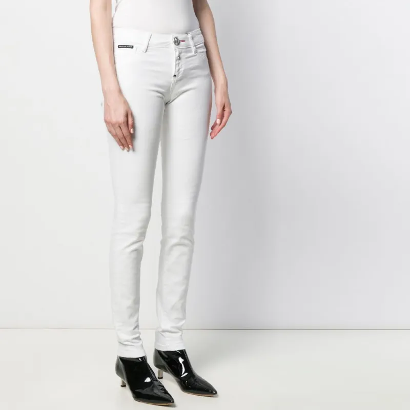 PHILIPP PLEIN Jegging Statement Skinny Jeans-1