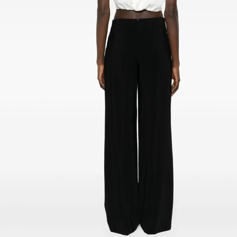 Stella McCartney Broderie Anglaise Wide Leg Tailored Trousers-2