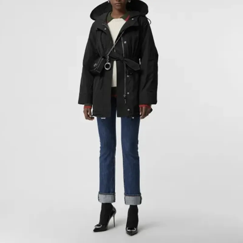 Burberry Coats Women's Black-2