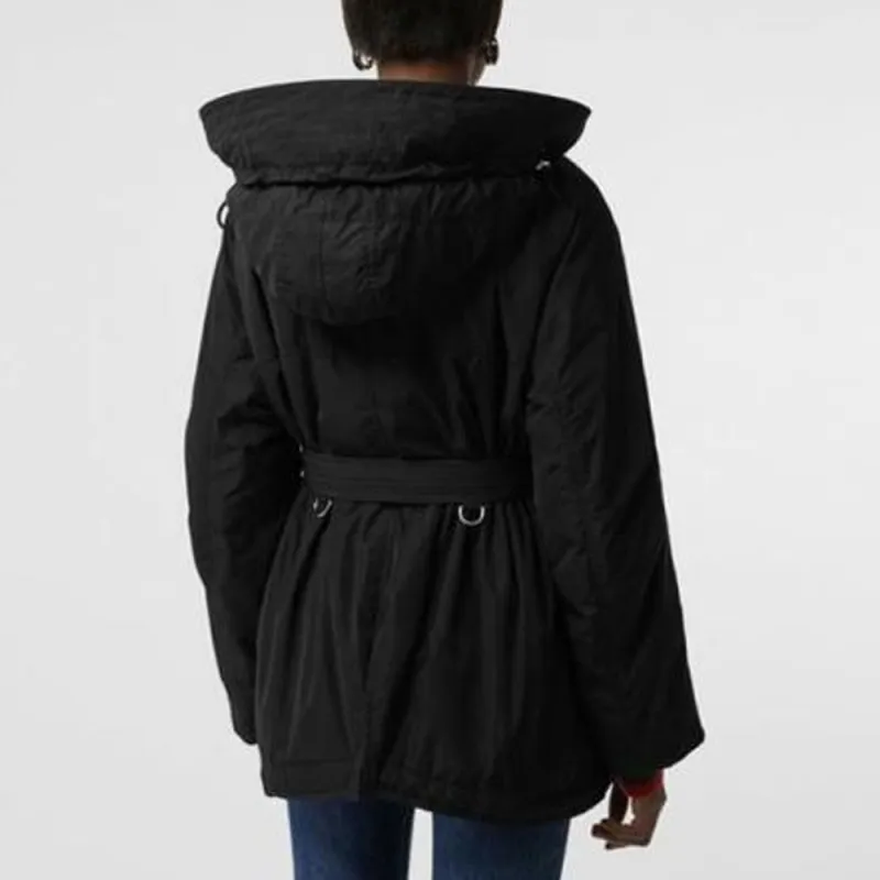 Burberry Coats Women's Black-3