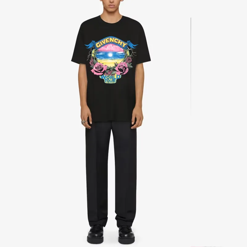 Givenchy World Tour Cotton T shirt-2