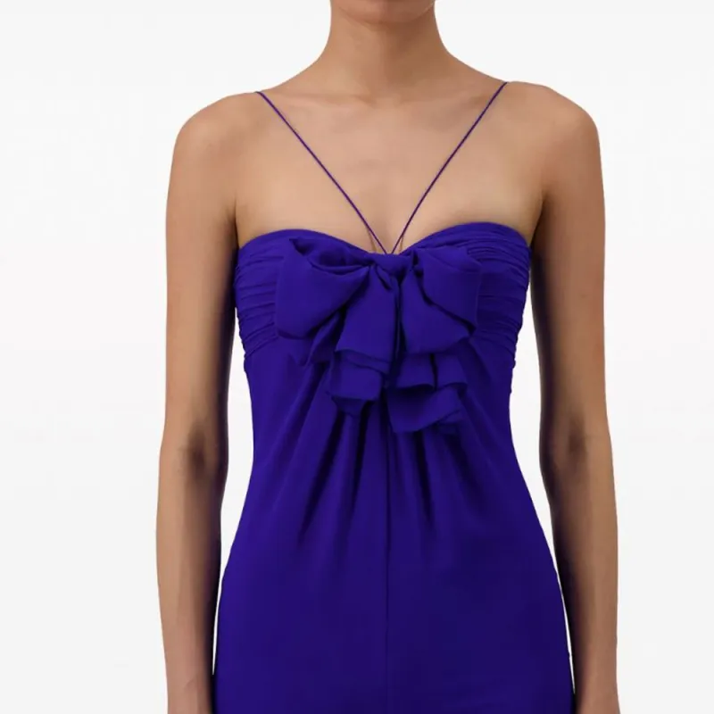 Giambattista Vall Bow Silk blend Jumpsuit-4