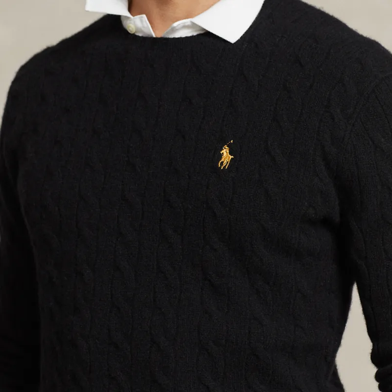 Polo Ralph Lauren SS24 Sweater Men's Black-4