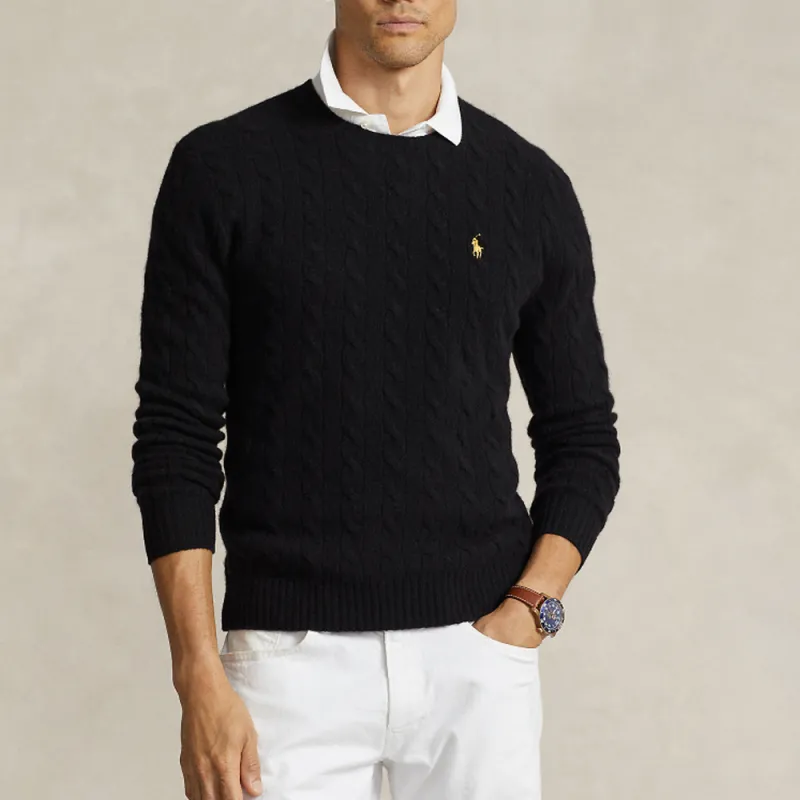 Polo Ralph Lauren SS24 Sweater Men's Black-1