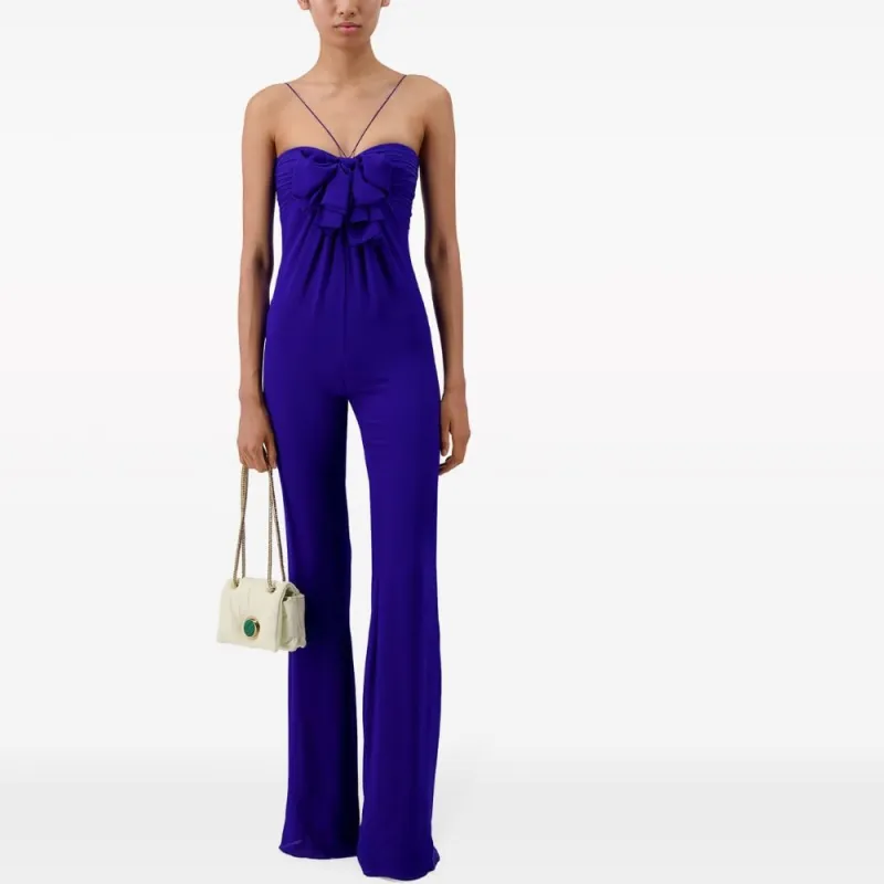 Giambattista Vall Bow Silk blend Jumpsuit-1