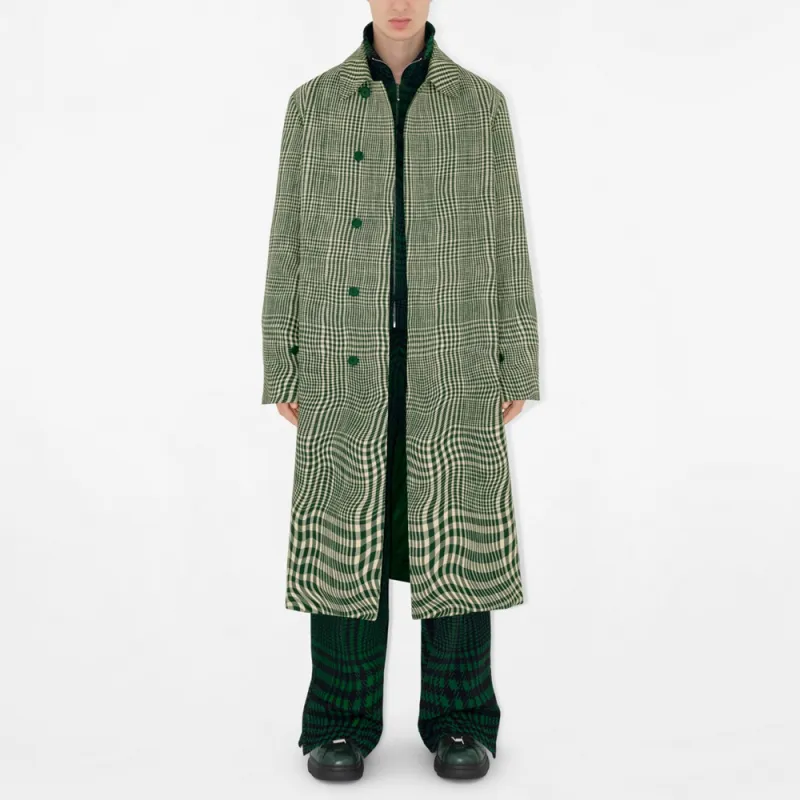 Burberry Knitted Sports Pants Men's Green-2