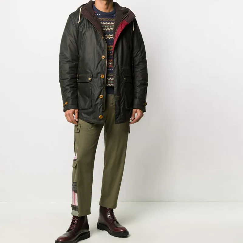 BARBOUR Game Waxed Parka-2